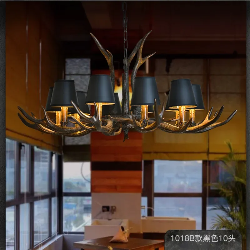 Kitchen Appliances Table - 2025 Retro Antlers LED Chandelier Table