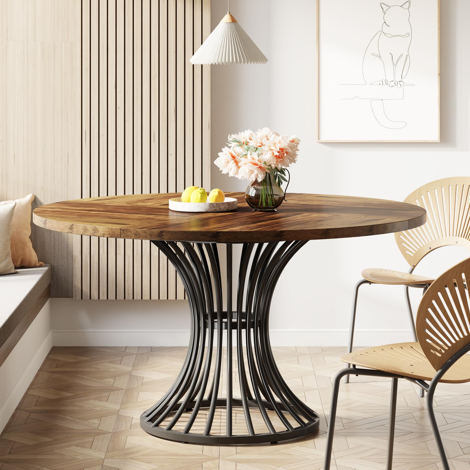 Tribesigns Round Dining Table  - đánh giá và giá Kitchen Appliances Table