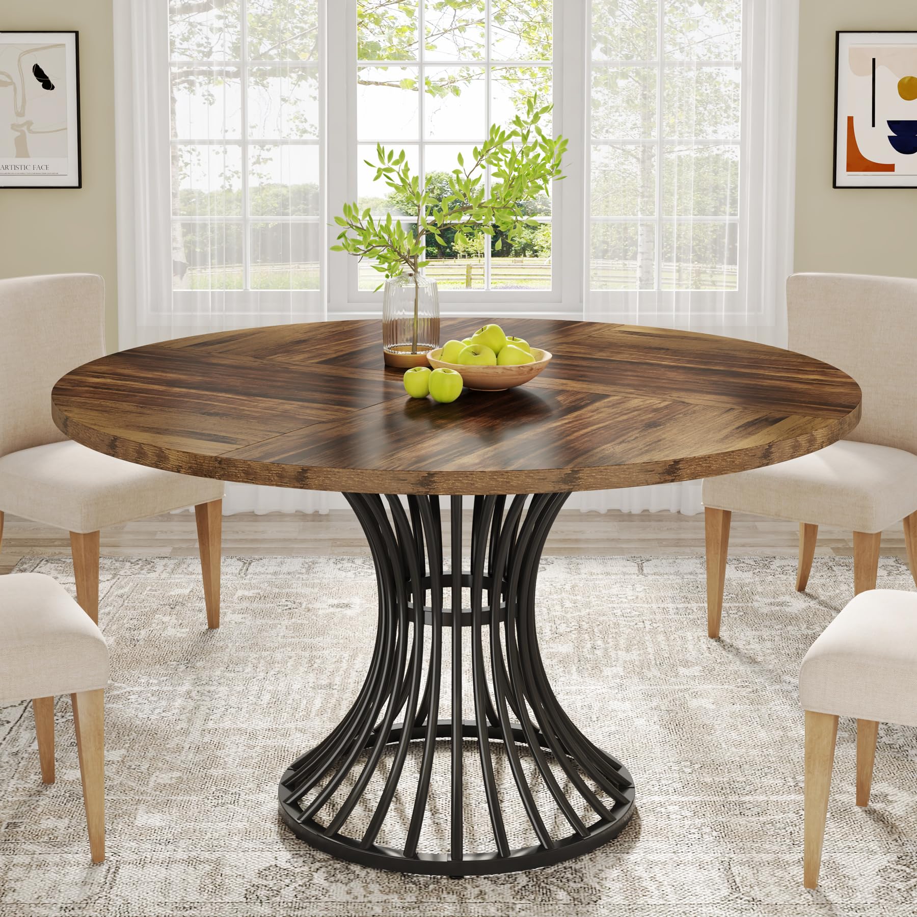Tribesigns Round Dining Table  - đánh giá và giá Kitchen Appliances Table