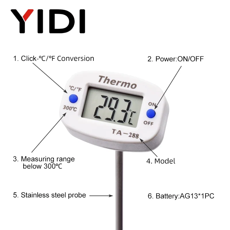 LCD Digital TA288 Food BBQ Pro - đánh giá và giá Kitchen Appliances Video