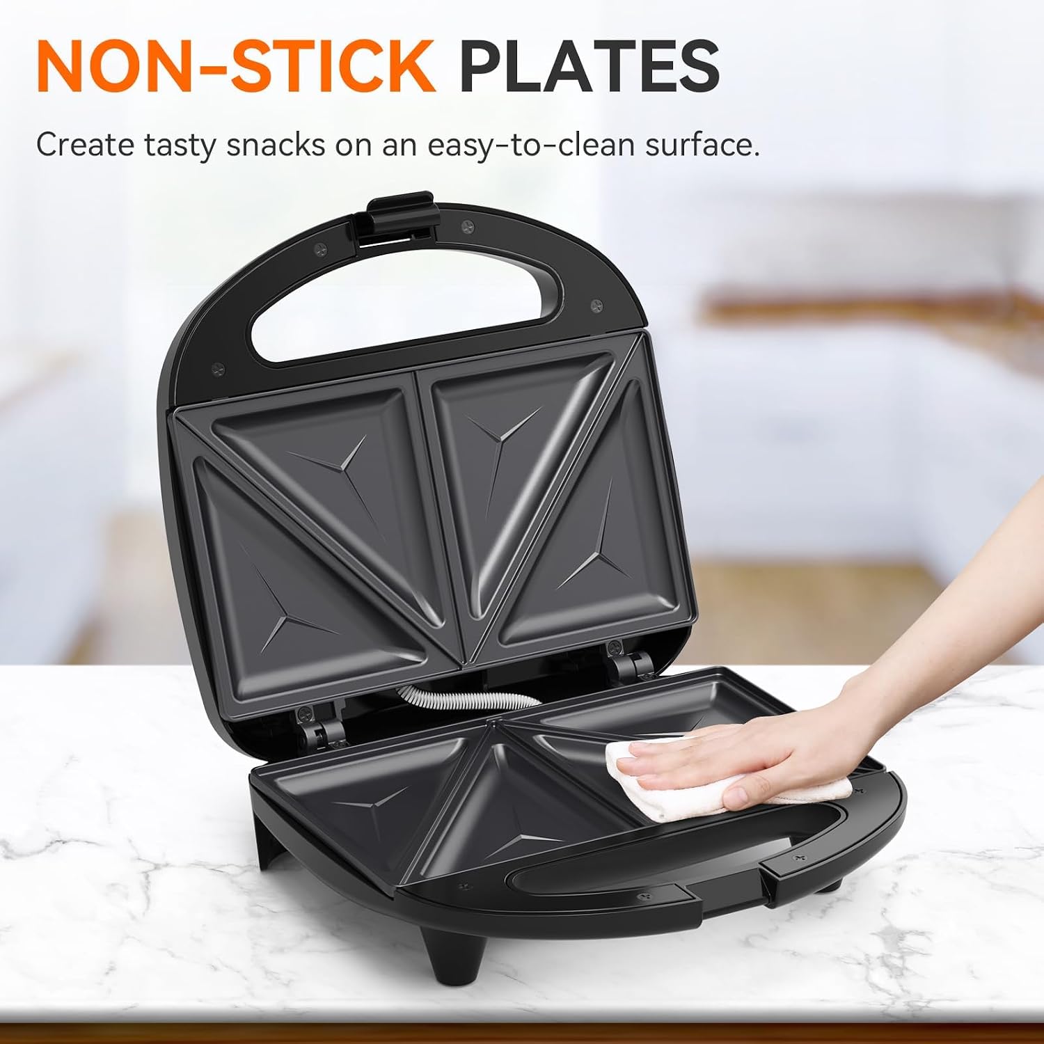 Sandwich Maker, 2-Slice Grille - đánh giá và giá Sandwich Press Grill