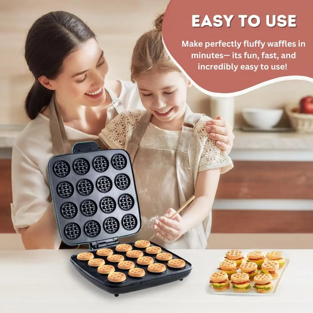 16-Hole Waffle Maker, Quick He - đánh giá và giá Sandwich Press Grill