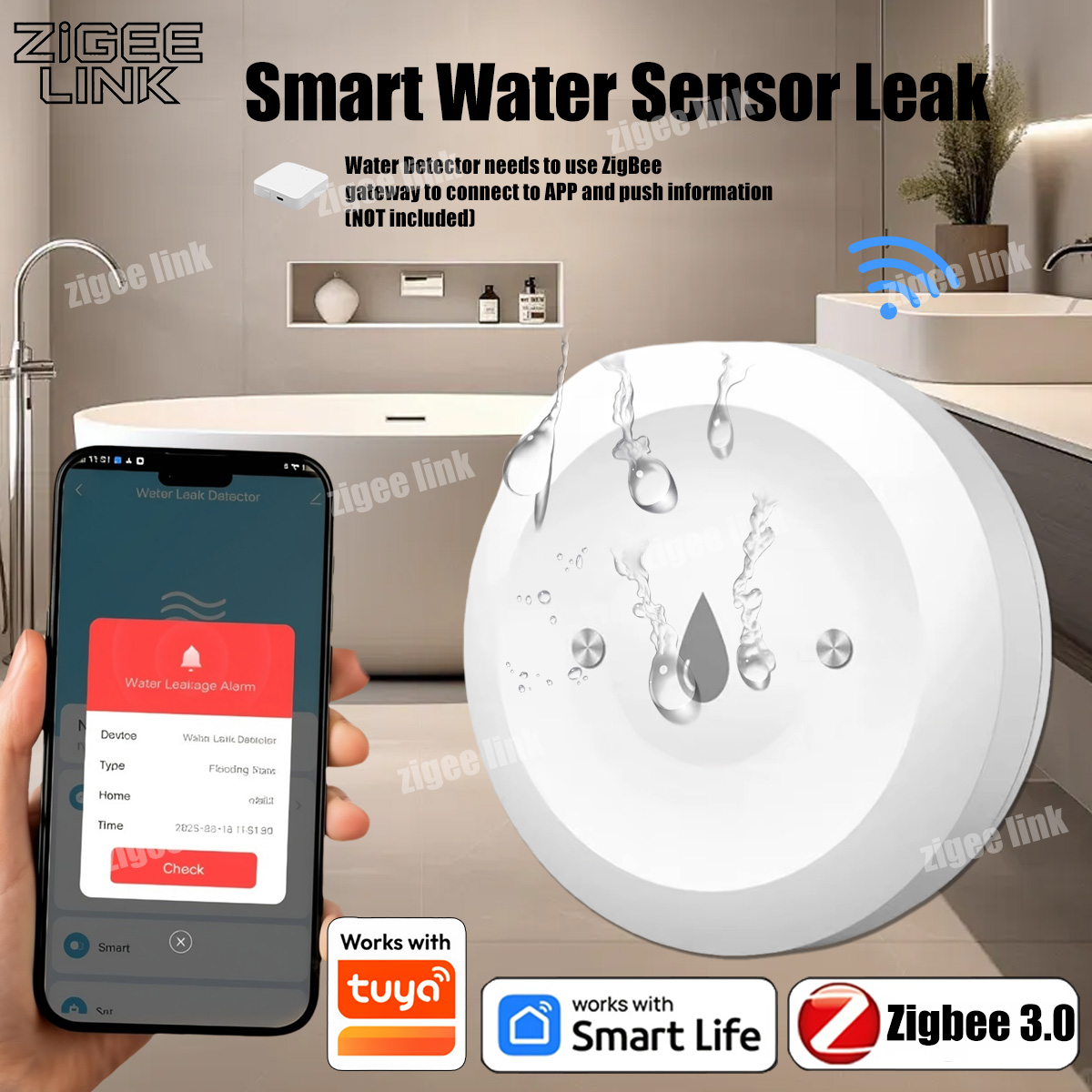 Smart Water Leak Sensor For Tu - đánh giá và giá Kitchen Appliances Video