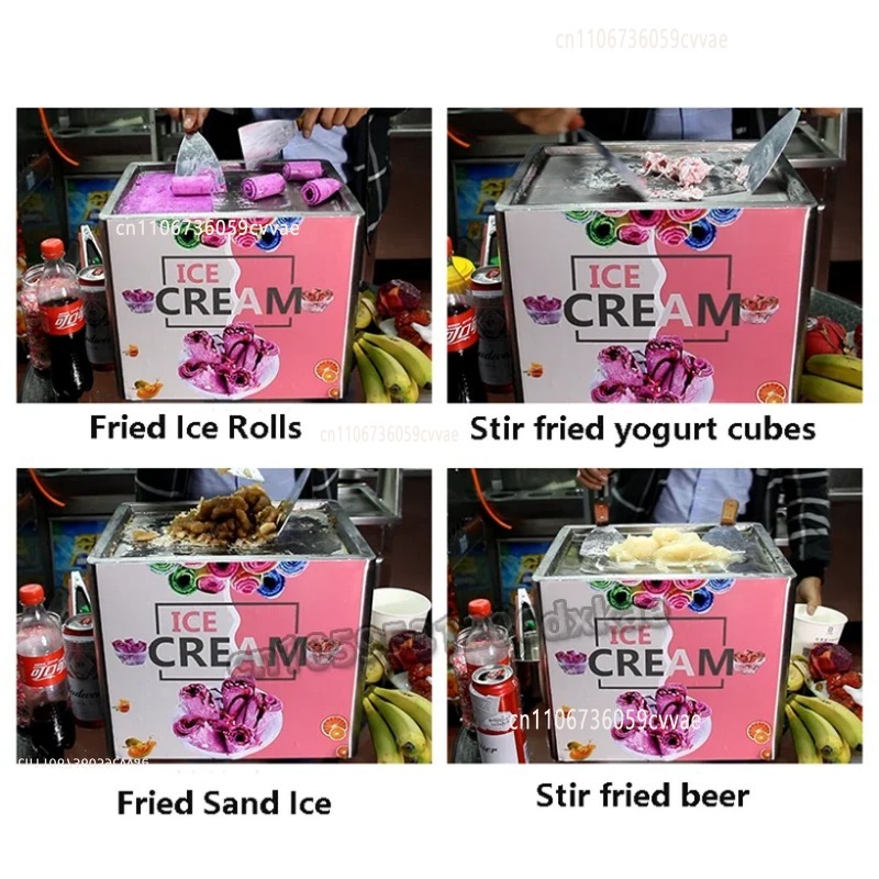 Yogurt Fried Ice Machine Elect - đánh giá và giá Ice Cream Maker Electric