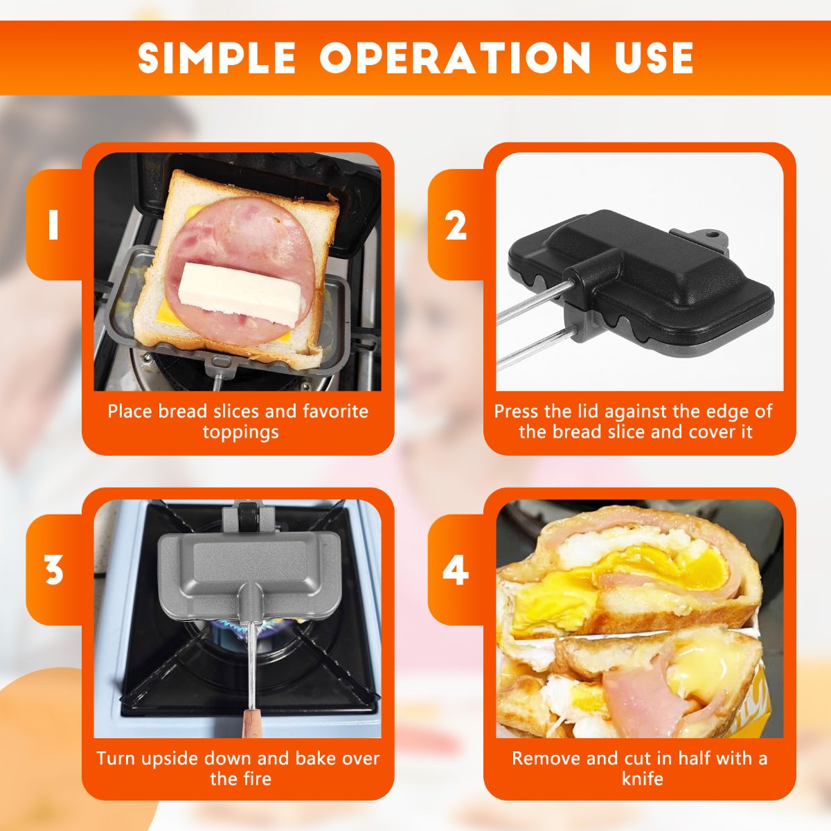 ABUD-Double-Sided Sandwich Bak - đánh giá và giá Sandwich Press Grill
