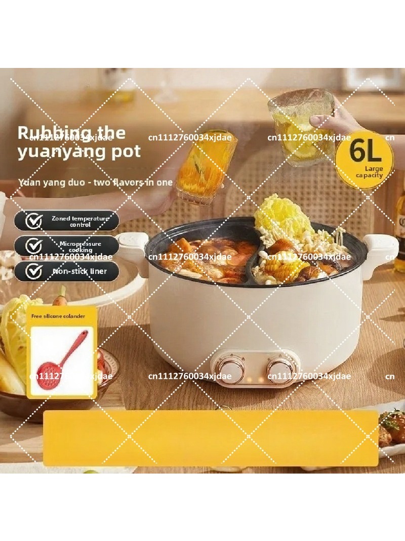 6L 8L Double Pot Electric Hot  - đánh giá và giá Kitchen Appliances Large