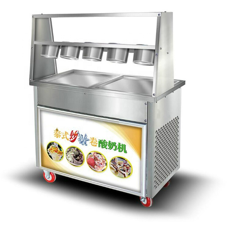 Frying Ice Machine Commercial  - đánh giá và giá Ice Cream Maker Electric