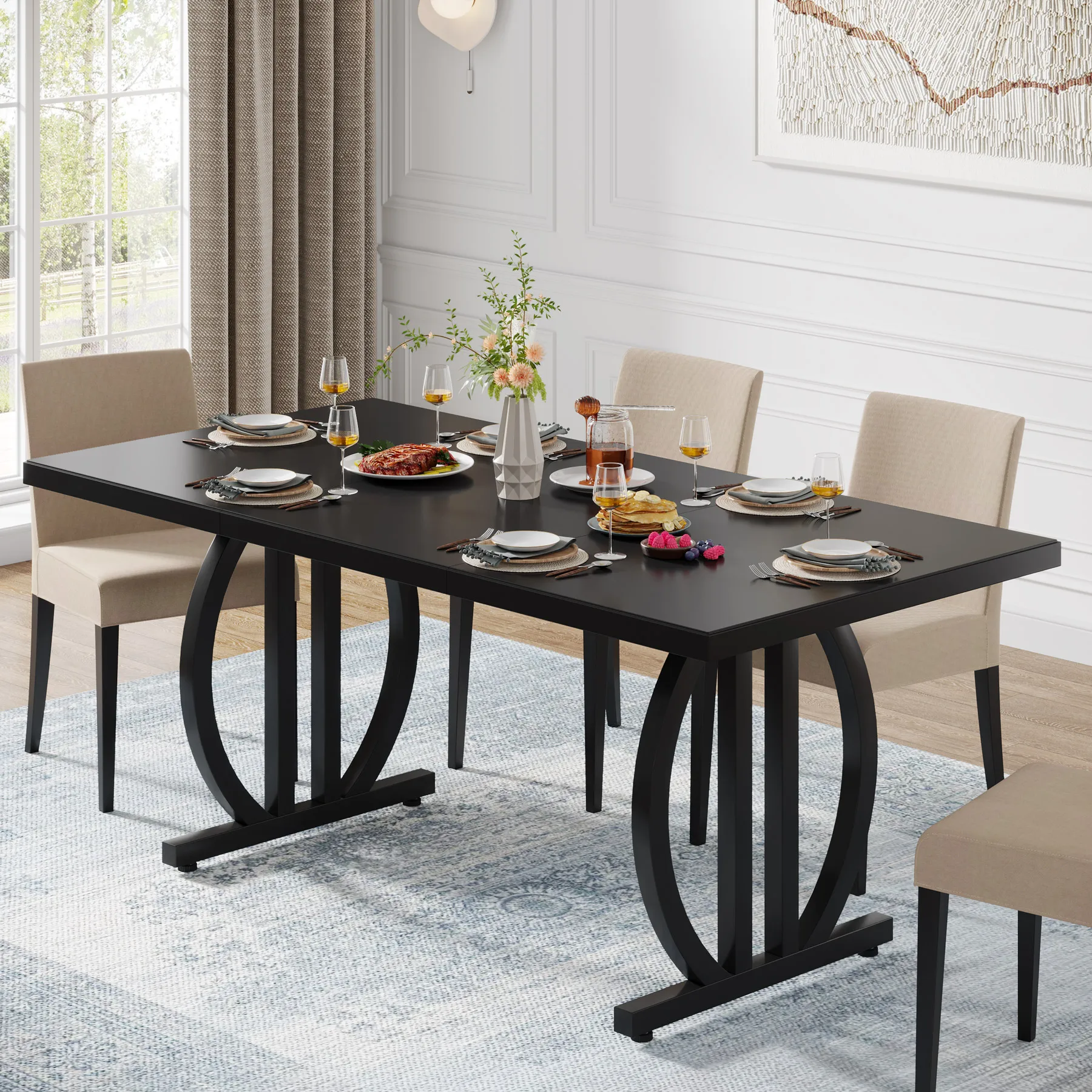 Tribesigns Dining Table for 4- - đánh giá và giá Kitchen Appliances Table