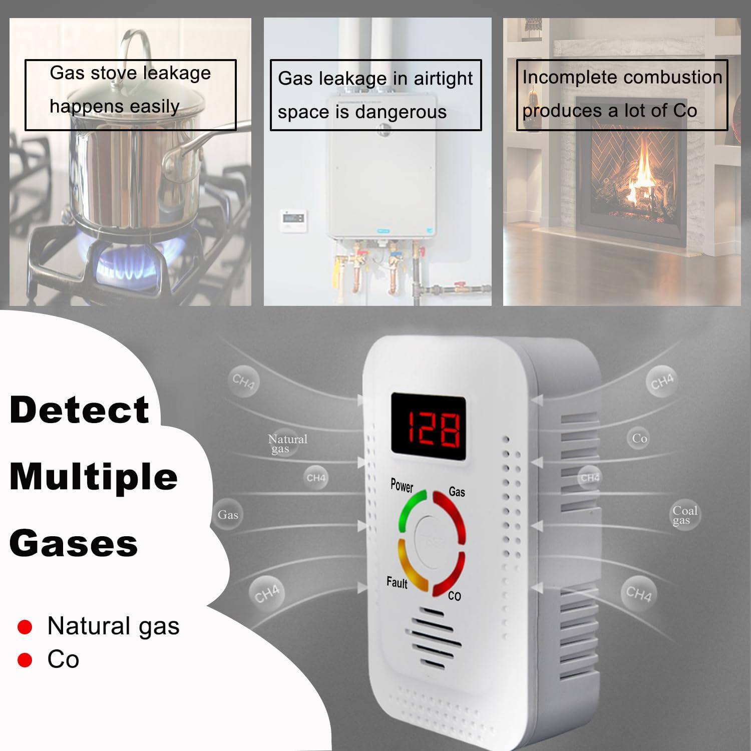 Natural Gas Detector 2in1 And  - đánh giá và giá Kitchen Appliances Video