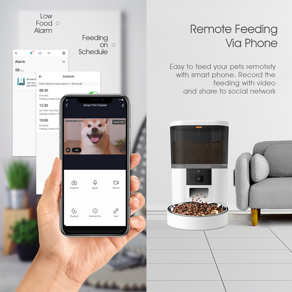 4L Large Capacity Smart Pet Fe - đánh giá và giá Kitchen Appliances Video