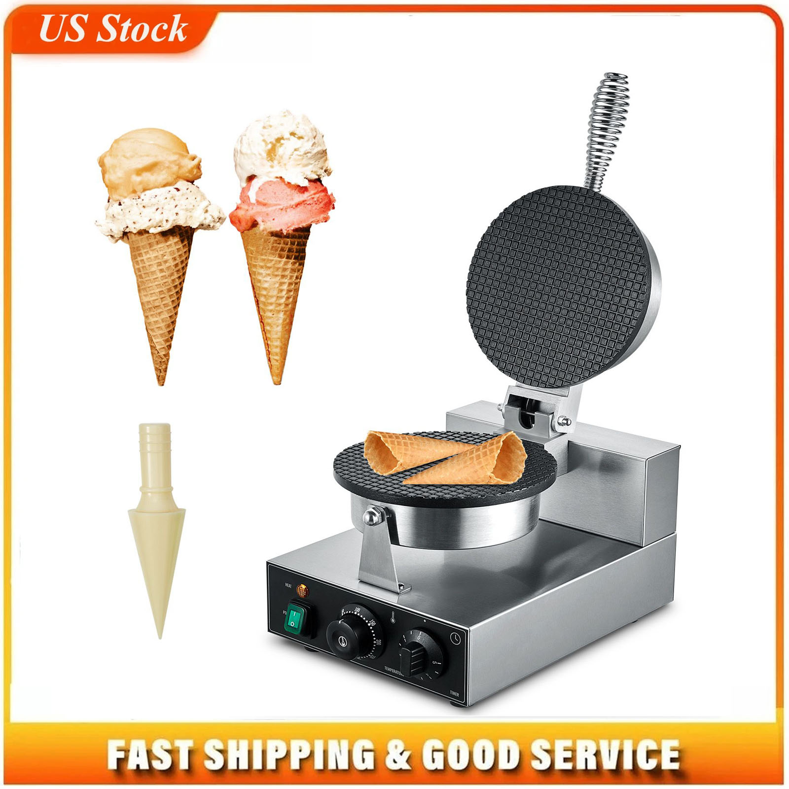Electric Ice Cream Cone Maker, - đánh giá và giá Ice Cream Maker Electric